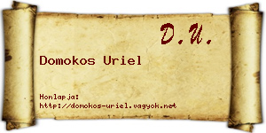Domokos Uriel névjegykártya